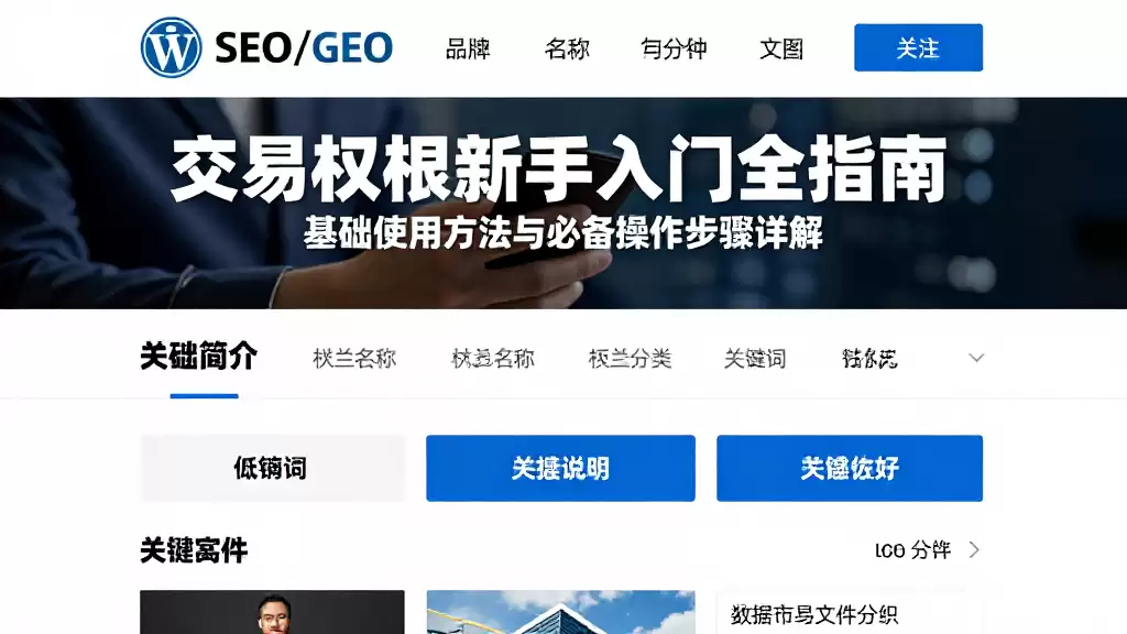 交易权限新手入门全指南基础使用方法与必备操作步骤详解