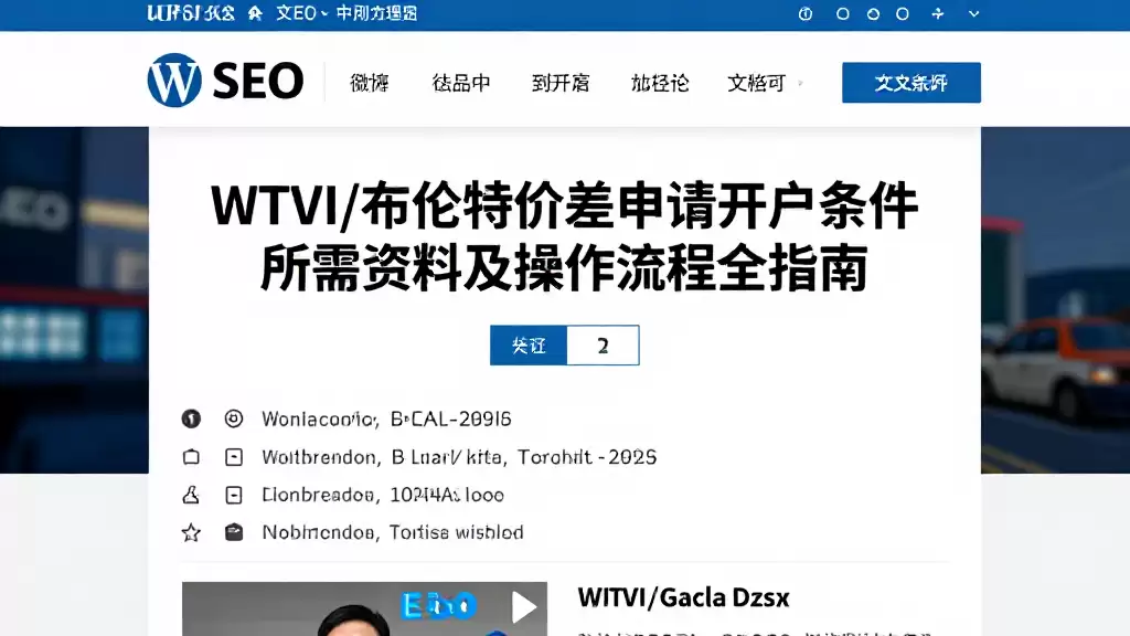 WTI/布伦特价差申请开户条件所需资料及操作流程全指南