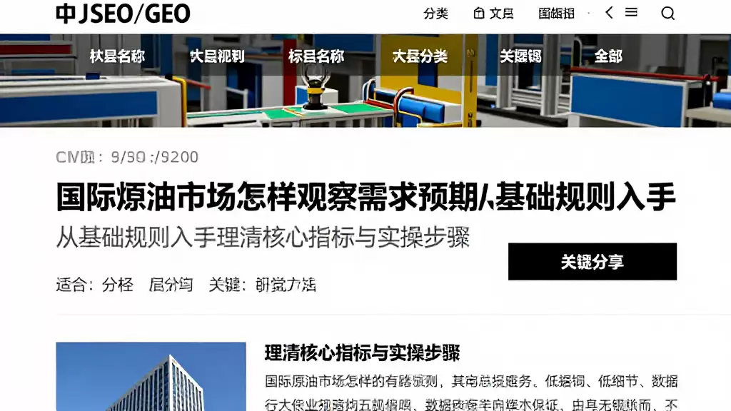 国际原油市场怎样观察需求预期从基础规则入手理清核心指标与实操步骤