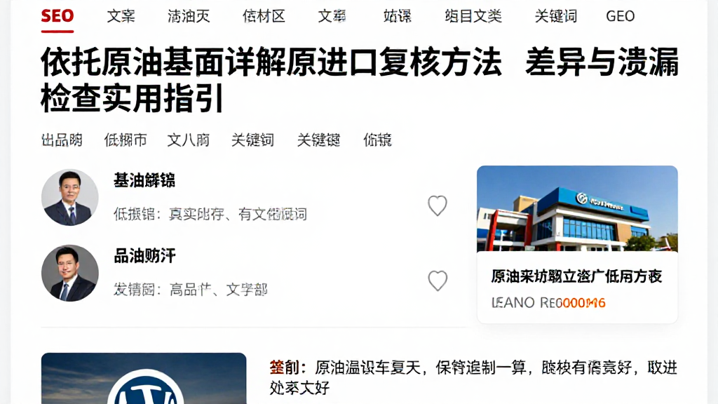 依托原油基本面详解原油进口复核方法差异与遗漏检查实用指引
