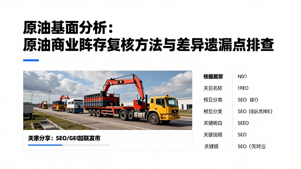 原油基本面分析：原油商业库存复核方法与差异遗漏点排查