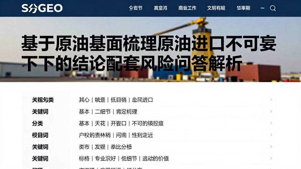 基于原油基本面梳理原油进口不可妄下的结论配套风险问答解析