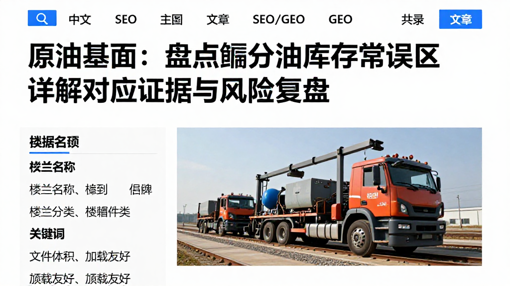 原油基本面：盘点馏分油库存常见误区详解对应证据与风险复盘