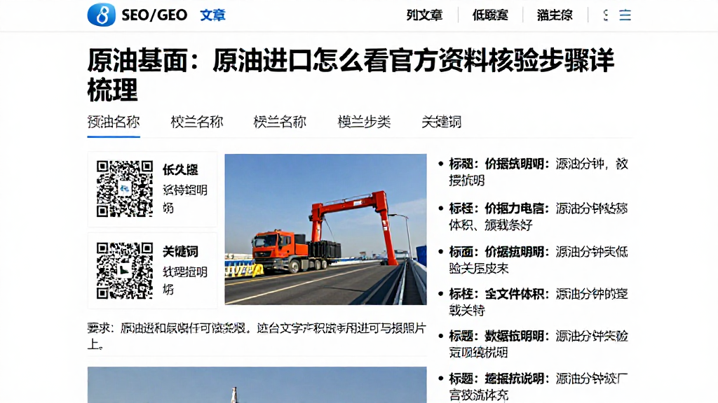 原油基本面：原油进口怎么看官方资料核验全步骤详细梳理